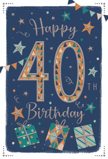 Birthday 40th - Blue