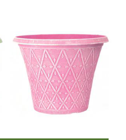 Prisma Planter 30cm Pink