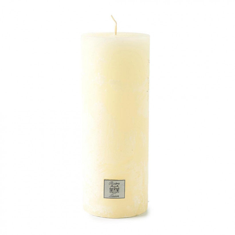 Rustic Candle basic ivory 7x18