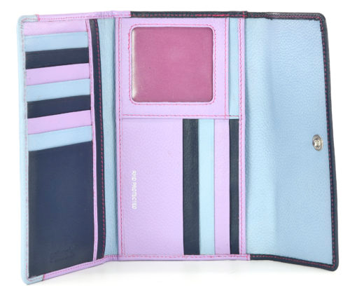 Wallet/Purse - Multi 6 Purple Navy 882