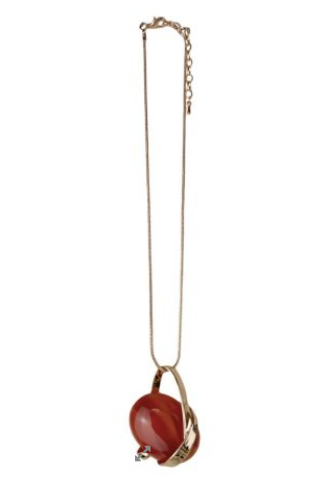 SHS Tortoise Shell Onyx/Gold Necklace