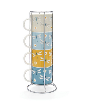 English Meadow - Stacking Cups Set/4