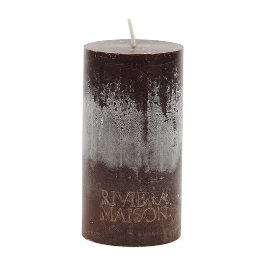 Pillar Candle ECO dark brown 7x13