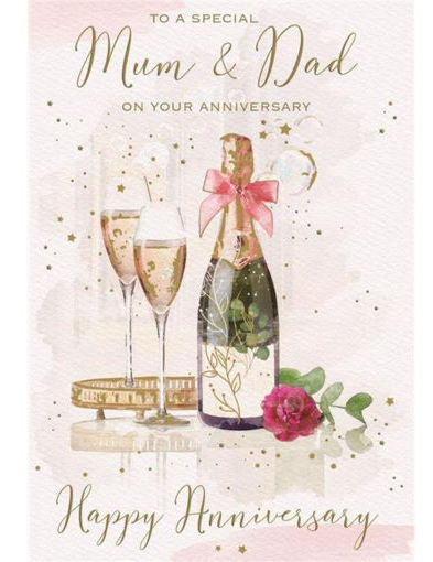 Anniversary Card -  Mum & Dad