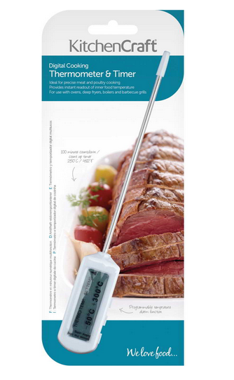 KC Timer/Thermometer - White