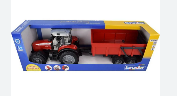 Massey Ferguson 7480 Tractor & Trailer