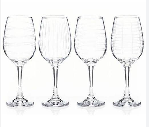 Clear Cut Wine Set/4