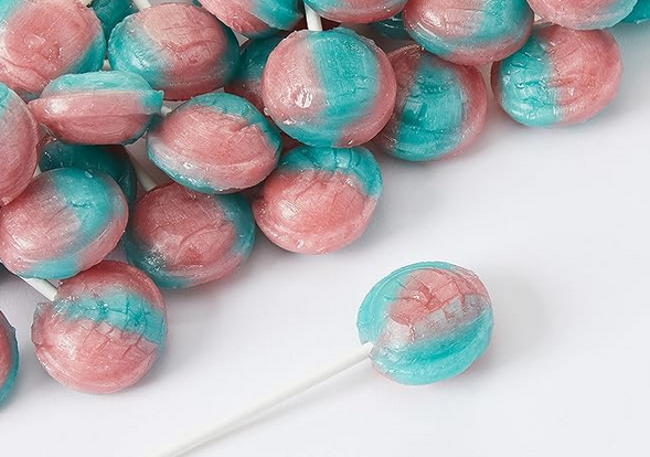 Candy Floss Lollipops