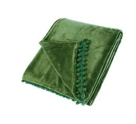 Cashmere Touch Throw - Dark Olive 130x170cm