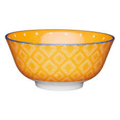 Kitchen Craft Bowl 07 - Orange Spot