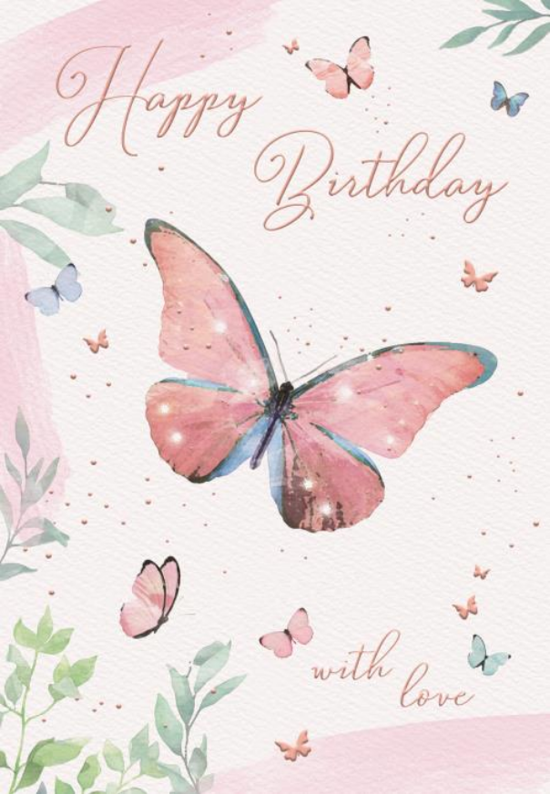 Birthday Card - Butterfly