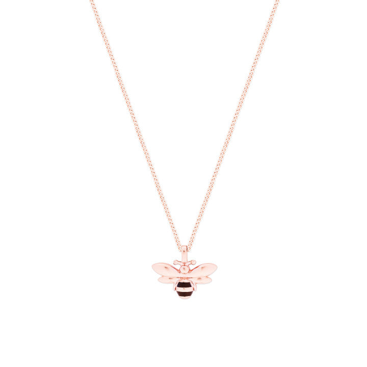 Bee Rose Gold Mini Pendant
