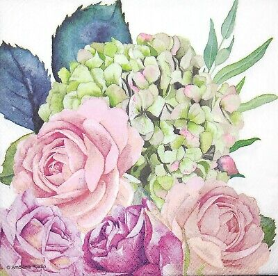 Paper Napkins - Rose Garden