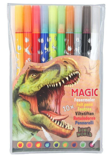 Dino World Magic Markers