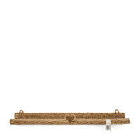 Rustic Rattan With Love Decoration Shelf 60 cm