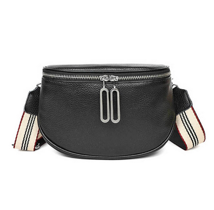 Pouch Style Shoulder Bag - Black