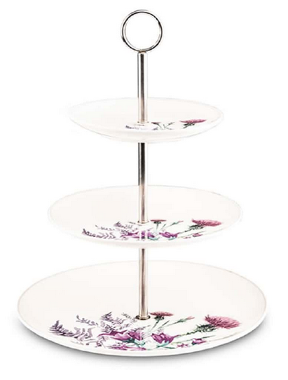 White Thistle Cake Stand