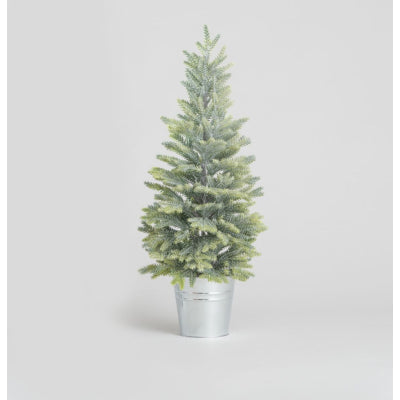 Potted Frosted Cedar Tree