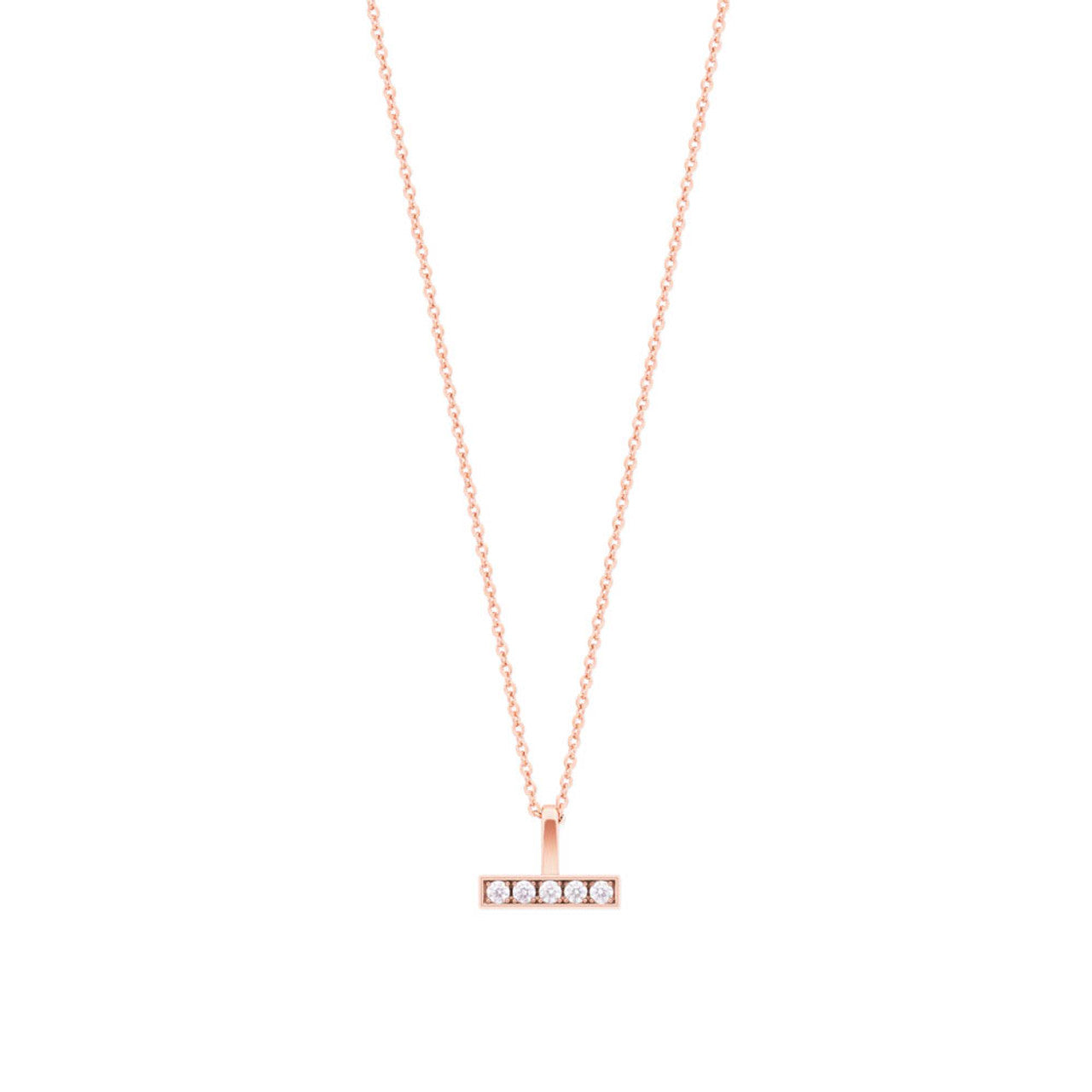 Bar Pendant Rose Gold