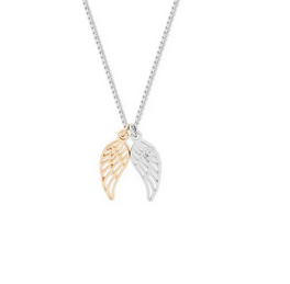 Angel Wings Gold & Silver Pendant
