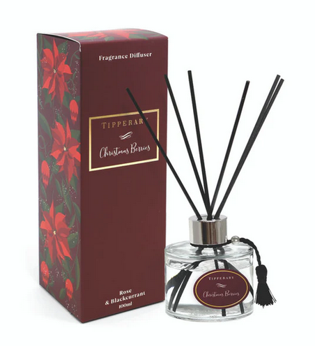 Poinsettia Diffuser - Christmas Berries