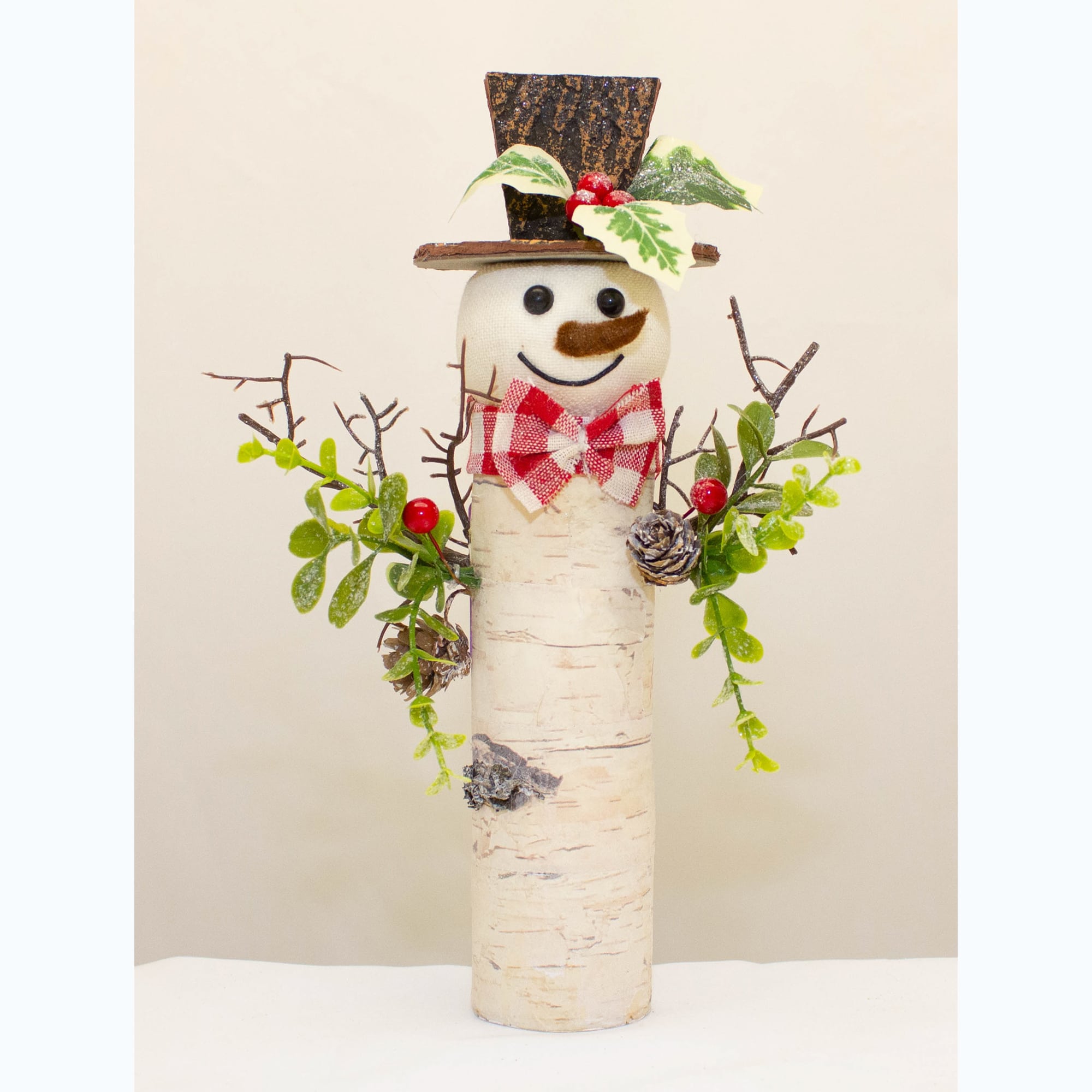 Winter Wisp Sml Log Snowman 27cm