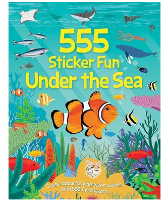 555 Sticker Fun - Under The Sea
