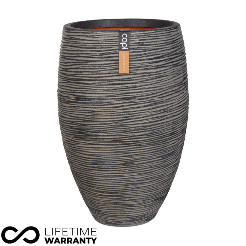 Nature Elegant Delux Planter (Charcoal) - 45cm