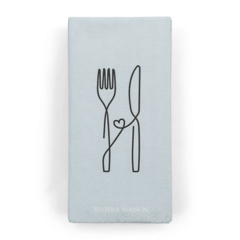 Paper Napkin Stylish Cutlery