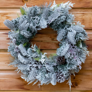 Mixed Cedar/Pine/Cone Wreath