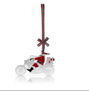 TC Heirloom Decoration - Santa on Motorbike