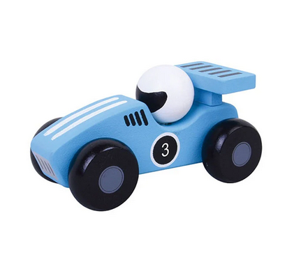 Blue Racing Car