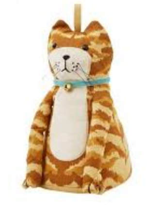 Marmalade Cat Doorstop