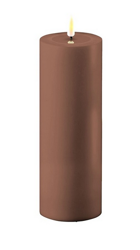 Mocca Outdoor LED Candle 7.5x20cm