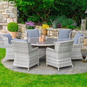Vienna - 6 Seater Deluxe Dining Set