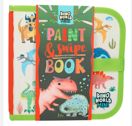 Dino World Swipe & Paint Book