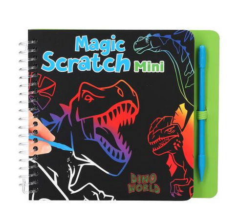 Dino World Mini Magic Scratch Book