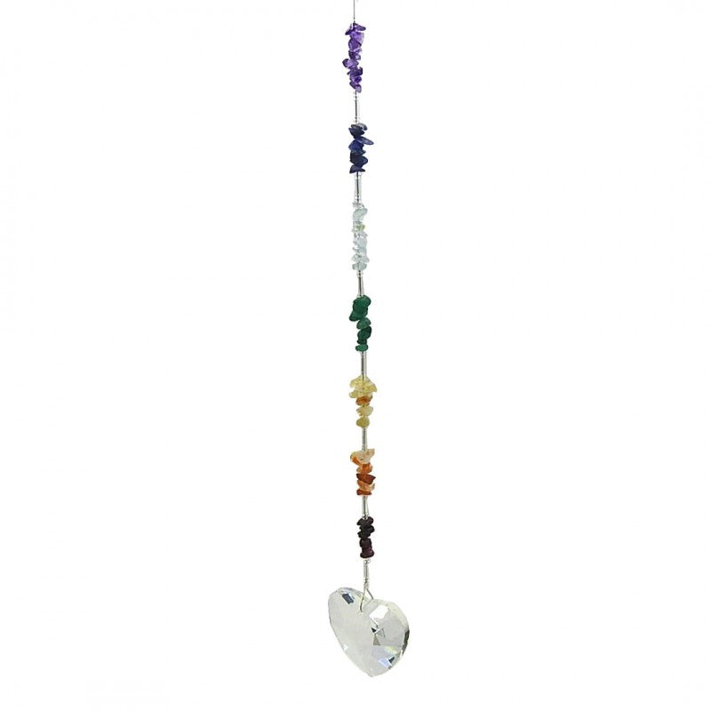 Crystal Beads Heart 38mm