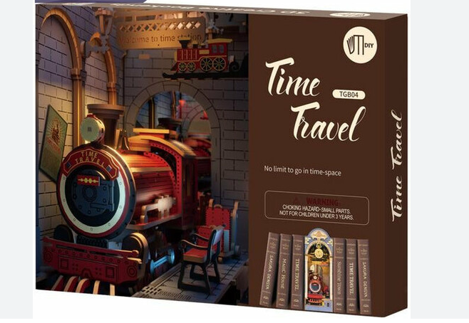 DIY Model Kit - Time Travel Book Nook