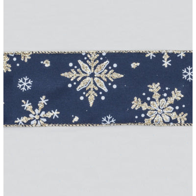 Snowflake Ribbon Blue/Green
