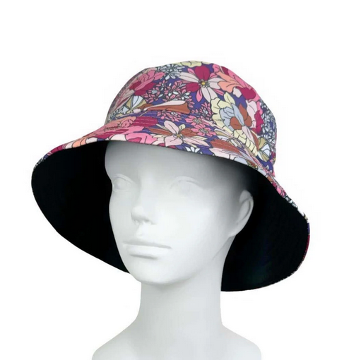 SHS Flower Print Summer Hat