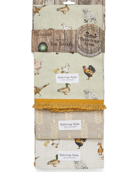 Buttercup Farm - Tea Towels 3 Pack