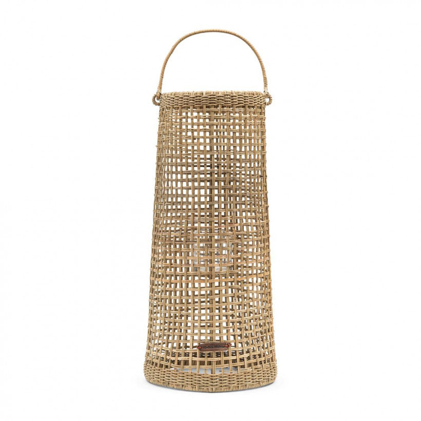 Rustic Rattan Chandra Lantern L