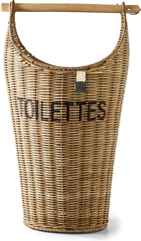 Rustic Rattan Toilettes Basket
