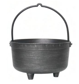 Cauldron 25cm - Silver