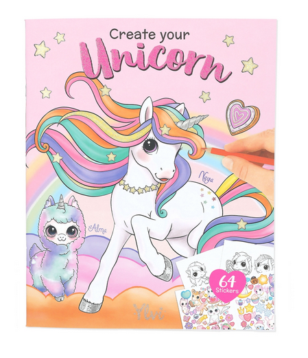 Ylvi Create Your Unicorn Colouring