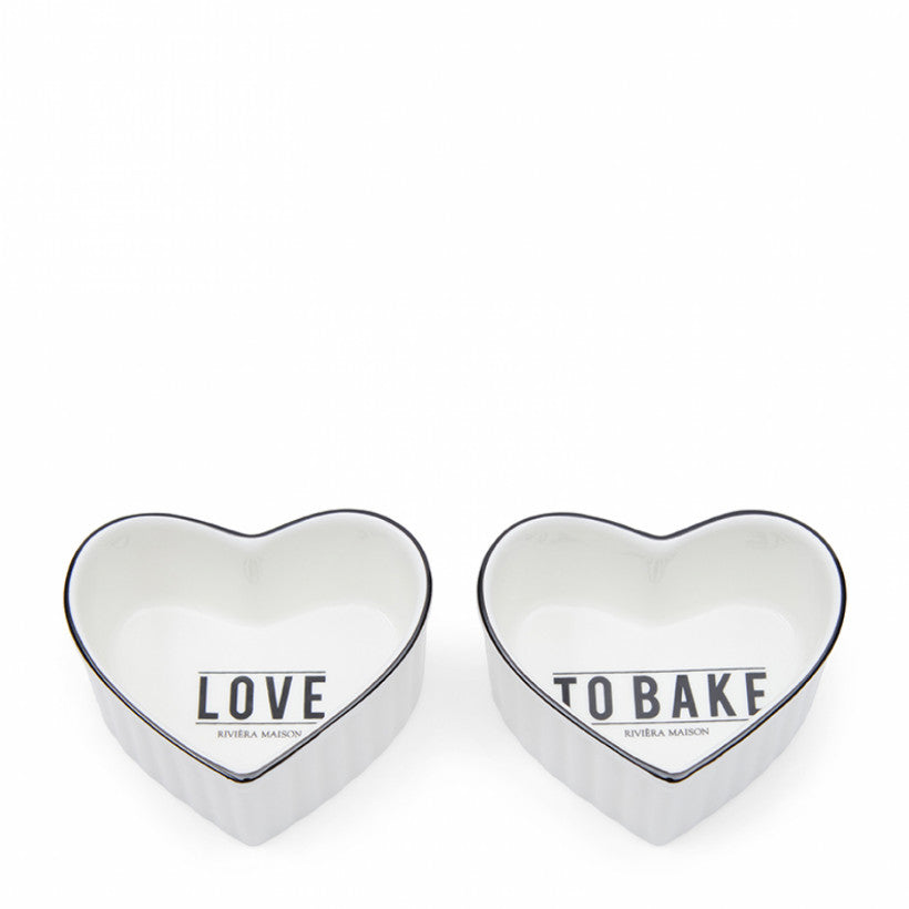 Love To Bake Bowl 2 pcs