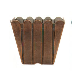 Picket Fence Planter 20cm - Warm Copper