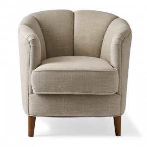 Rue Royale Armchair, linen, faboulous flax