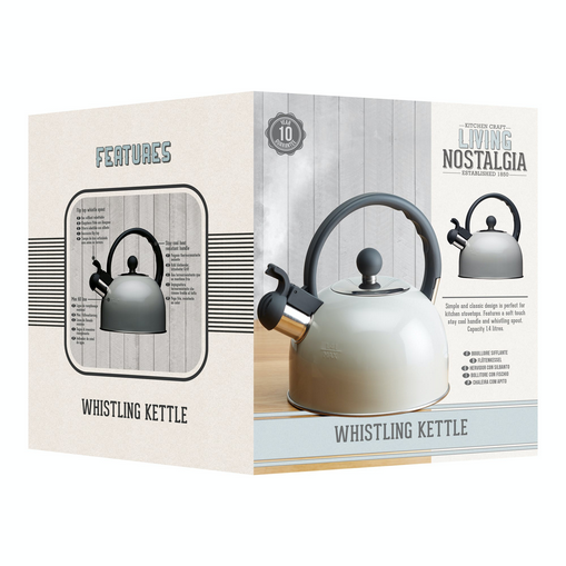 LN Whistling Kettle - Cream 1.3L